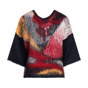 Liu Jo Mohair Blend Sweater 3/4 Sleeve Size Small